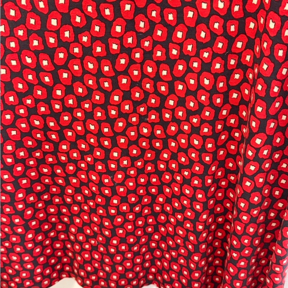 Boden Mini Dress Red and Black Size 10 - Picture 4 of 7